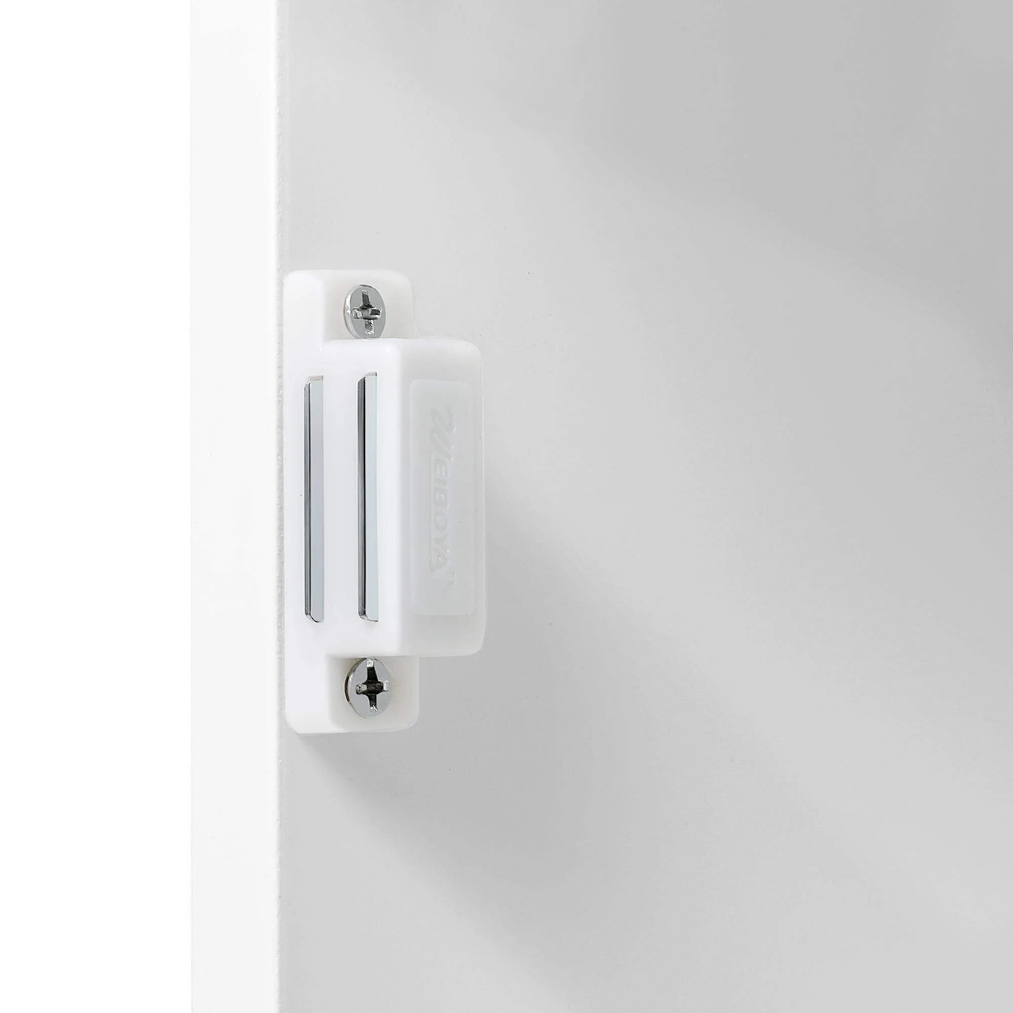 Yaheetech Hängeschrank, Wandschrank mit Einer Tür, Badschrank, Küchenschrank, Medizinschrank in Weiß, 35 x 21 x 55 cm - Image 9