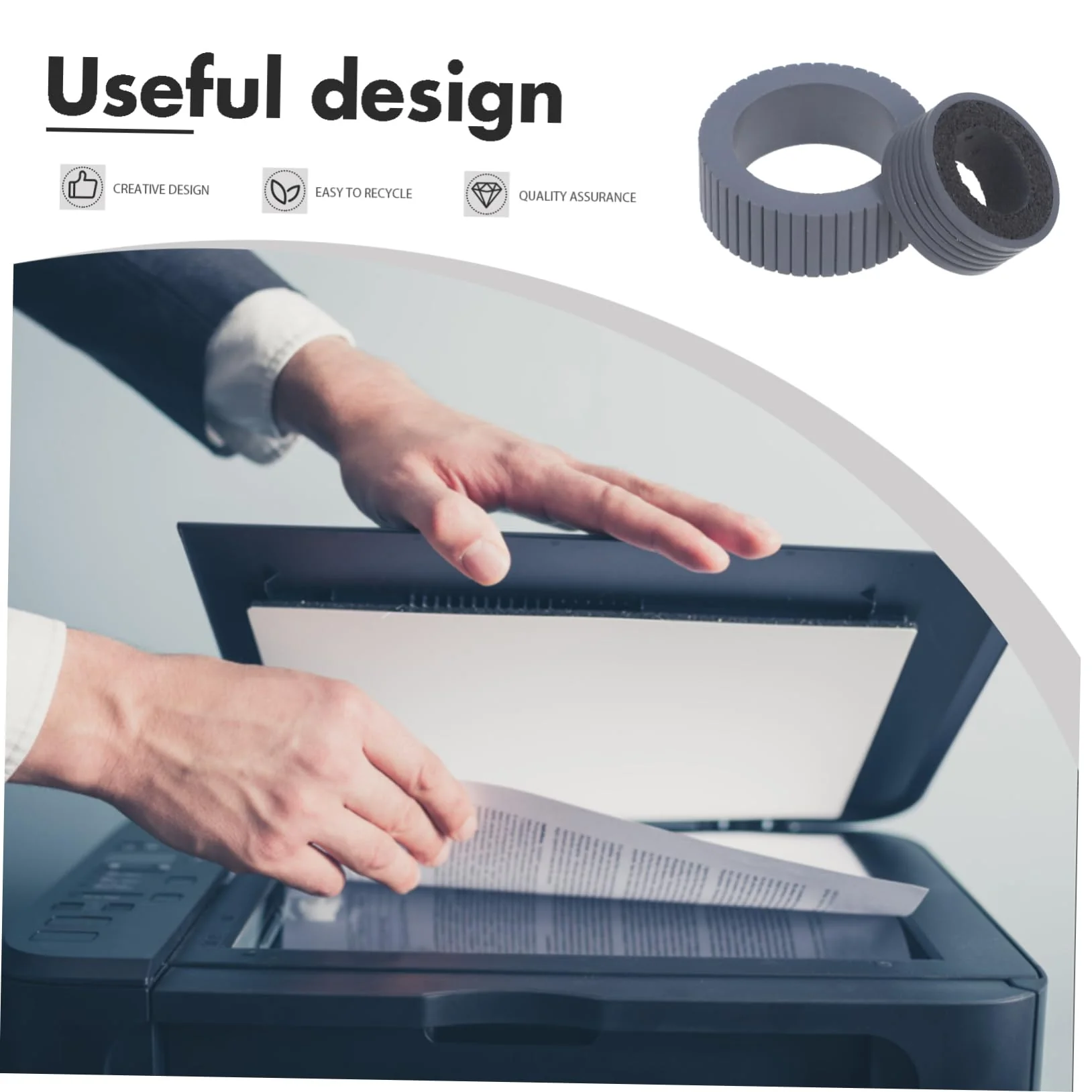Yardenfun 4 Teiliges Scanner Zubehör Ersatz Für Scanner Pager Scanner Teile Für Scanner Rollen Pager Scanner Pager Sortierer Pager Ersatz Scanner Rollen Pager Zubehör - Image 9