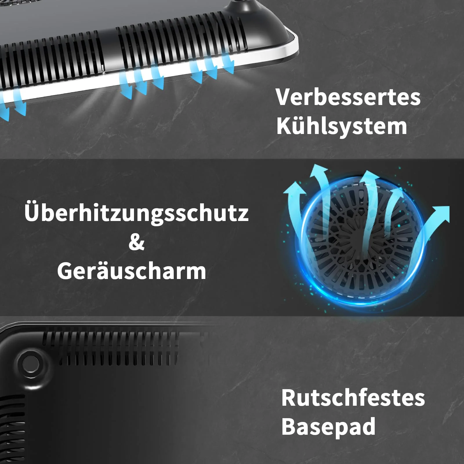 YASHE Induktionskochfeld – Einzel Induktionskochplatte, 10-Leistungseinstellung und 10-Temperaturstufen, 2000W Induktionskochfeld 1 Platte, 4-Stunden-Timer, Sicherheitsschloss, Mobil - Image 7