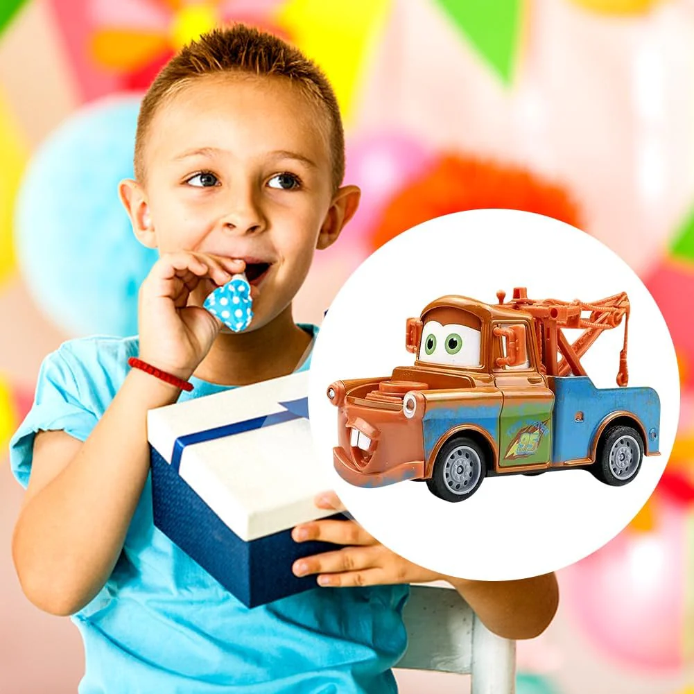 YCVBCY Cars Spielzeugauto Aufziehautos Auto Modell Cartoon Spielzeugauto Kinderidee Spielfahrzeuge Fahrzeuge Spielzeugl Geschenke für Kinder und Fans- - Image 3