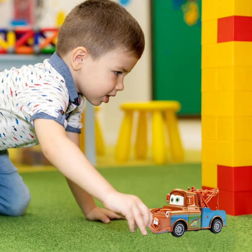 YCVBCY Cars Spielzeugauto Aufziehautos Auto Modell Cartoon Spielzeugauto Kinderidee Spielfahrzeuge Fahrzeuge Spielzeugl Geschenke für Kinder und Fans- - Image 5