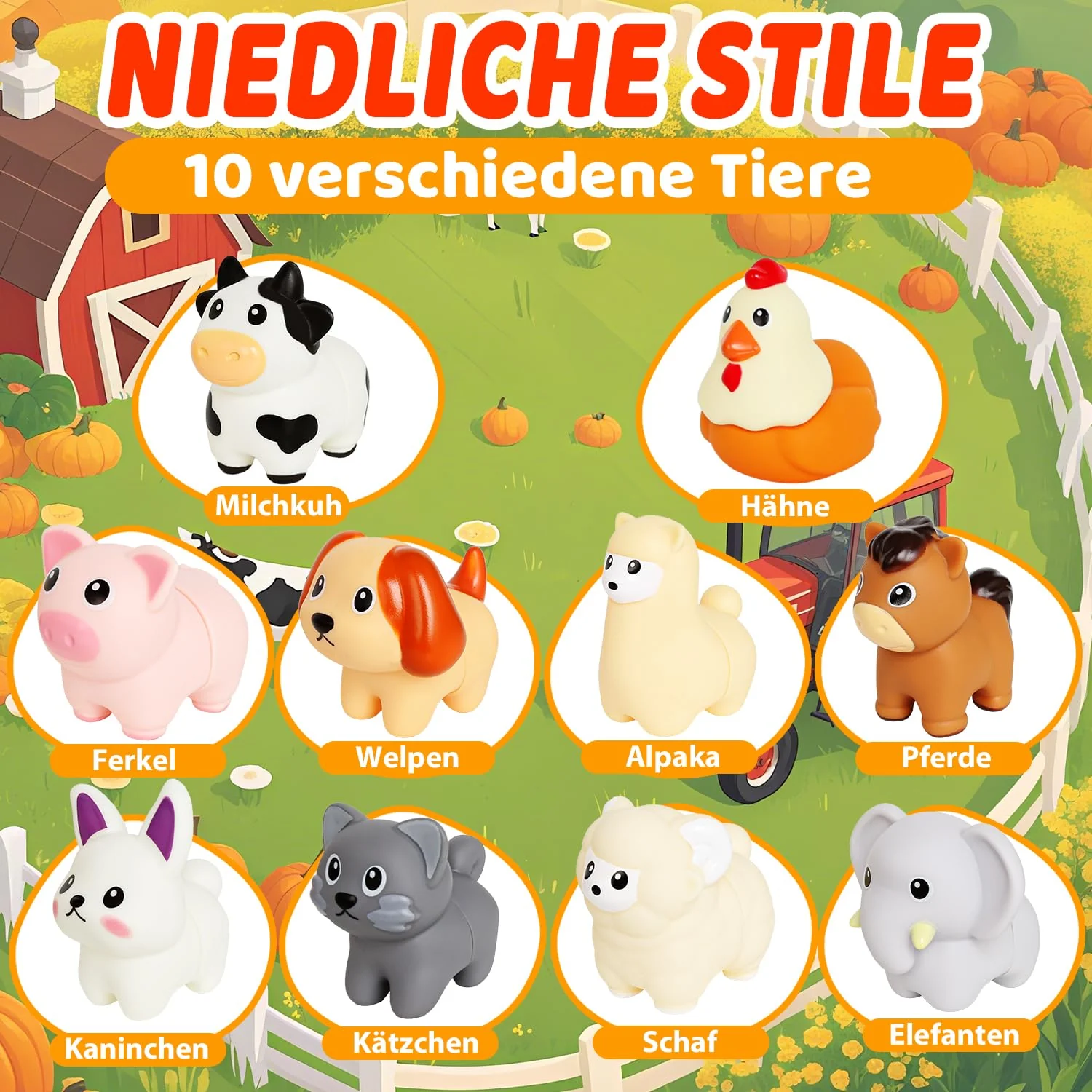 YIQOGAME Montessori Spielzeug ab 2 Jahr – Tierpaarungsspiel mit Lernsortierspielzeug-Funktion, Farbrekognition & Sensorik-Elementen, Motorikspielzeug zur Förderung von Feinmotorik & Kognition - Image 6