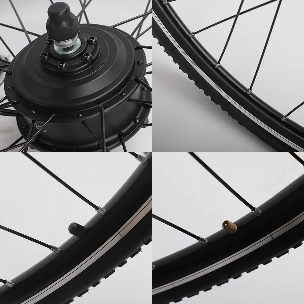 YISSALE E-Bike Vorderrad Conversion Kit Elektrofahrrad Umbausatz 28 Zoll 36V 500W für Vorderrad - Image 6