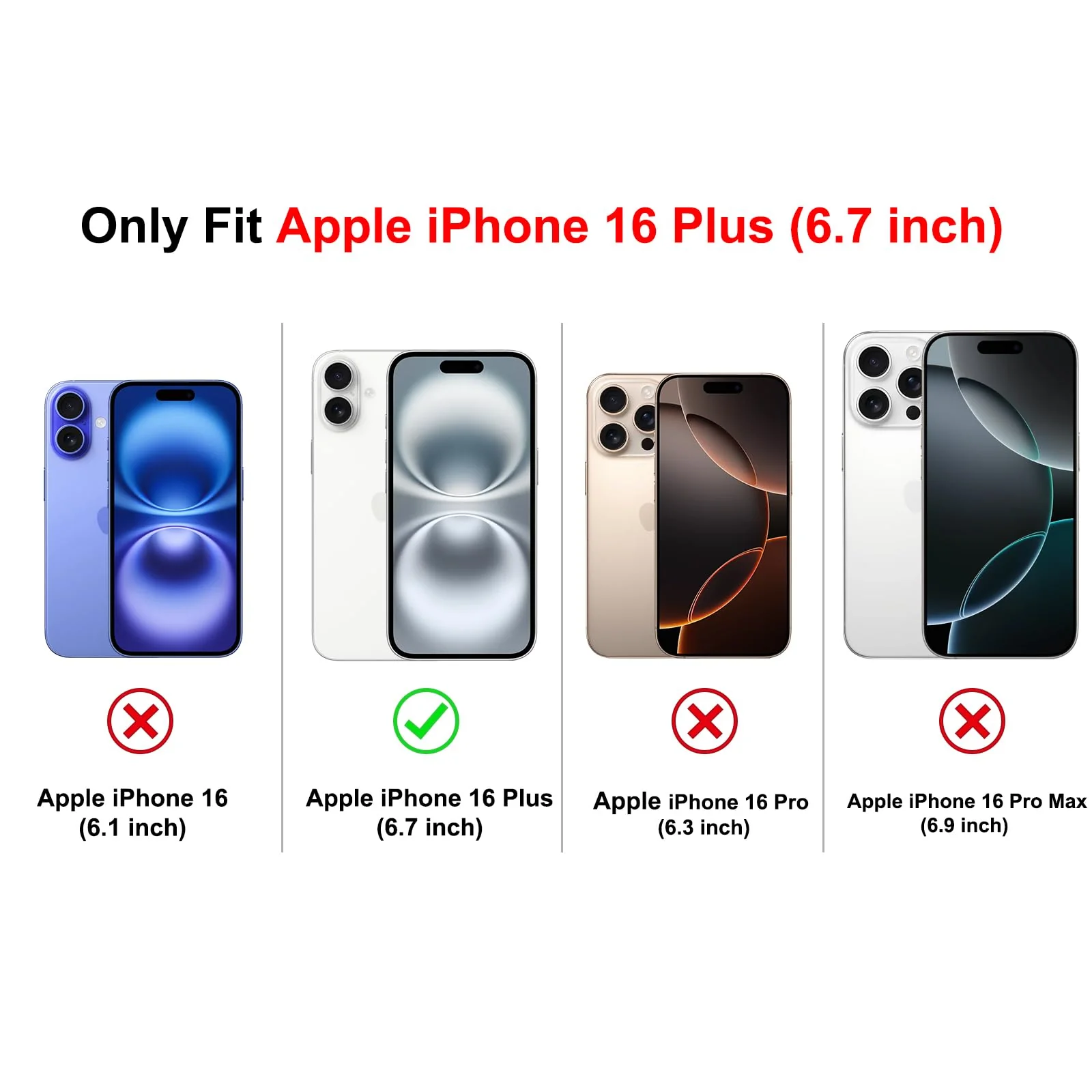 Yoedge Handykette für iPhone 16 Plus Hülle mit Band 6,7", Transparente Magnetisch Handyhülle [Kompatibel mit Magsafe], Schlank Dünn Silikon TPU Stoßfest Schutzhülle mit Kordel zum Umhängen, Schwarz - Image 7