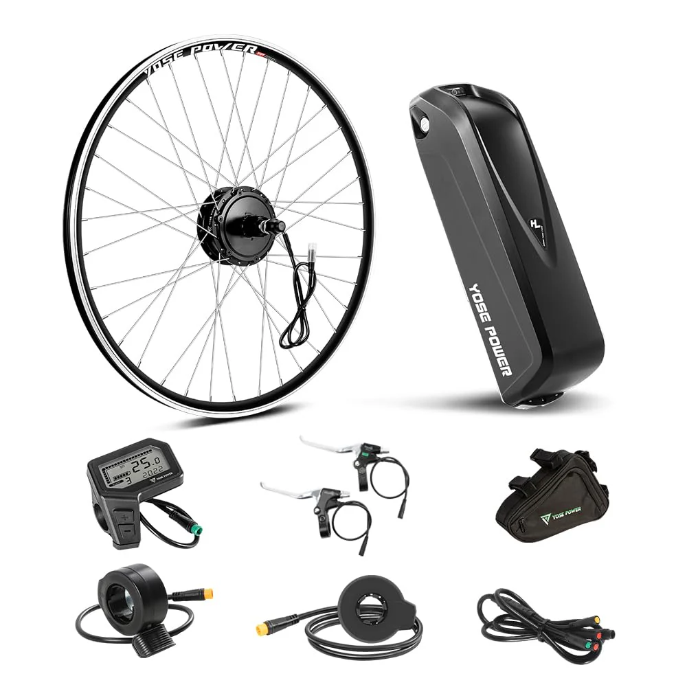 YOSE POWER 28" Ebike Umbausatz 36V 250W Heckmoter Elektrofahrrad Conversion Kit für Steckritzel Cassette mit Integrierte Controller Hailong 36V 18Ah Batterie - Image 2