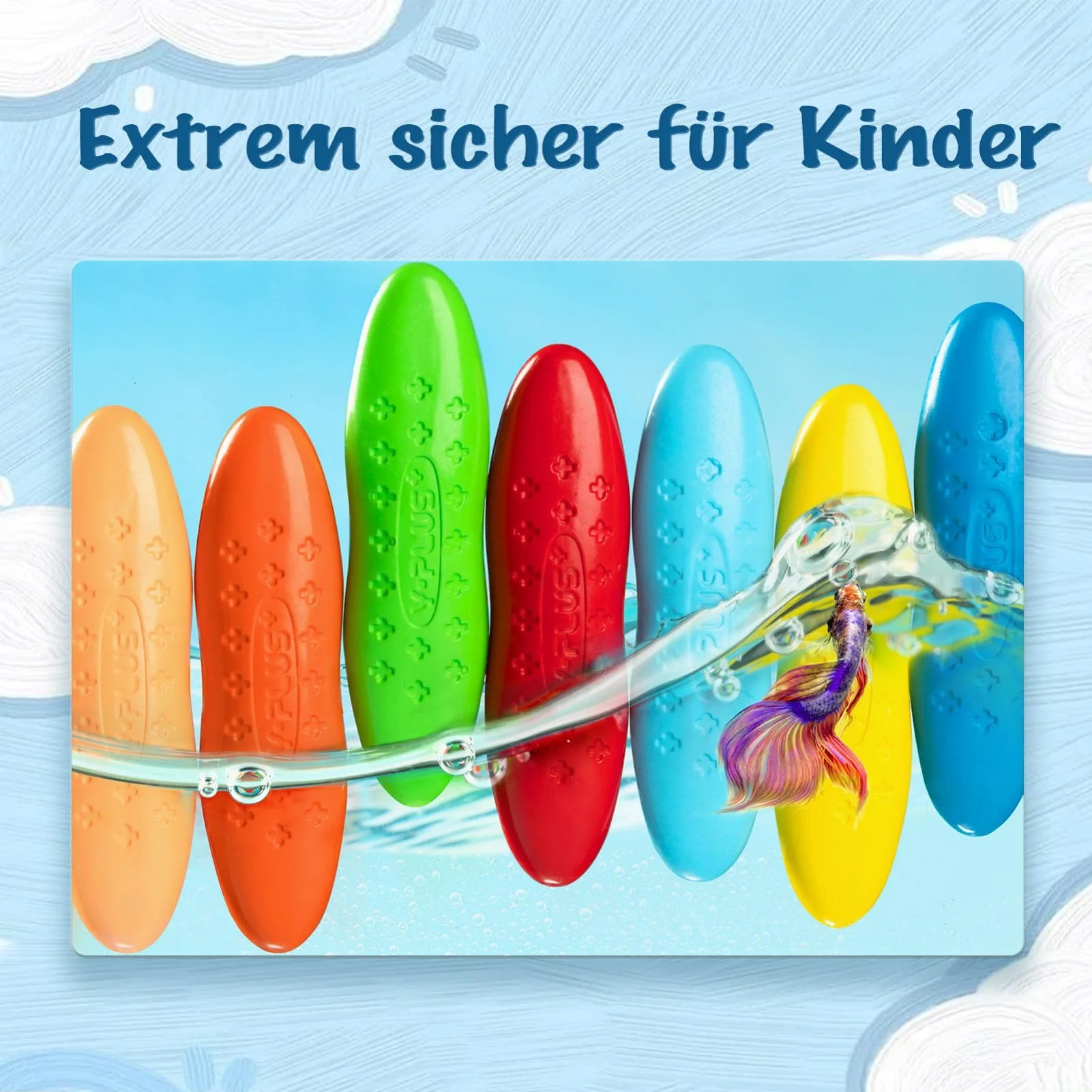 YPLUS Erdnuss Wachsmalstifte für Kleinkinder, 12 Farben, Ungiftige, Leicht zu Halten, Waschbare sichere Kleinkindmalstifte für Kinder Malzubehör - Image 6