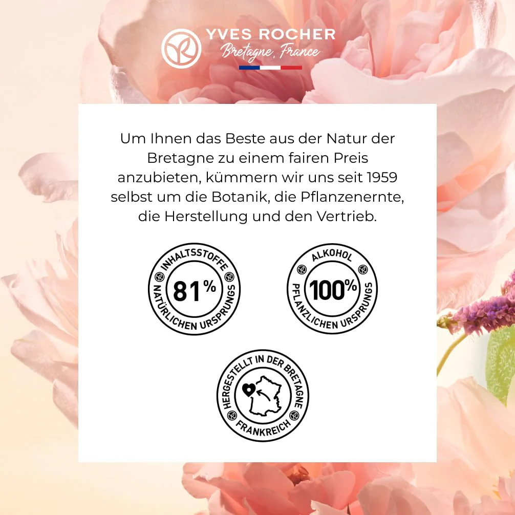 Yves Rocher COMME UNE EVIDENCE Eau de Parfum Damen - Floraler Chypre-Duft mit Noten von Damaszener-Rose, Bergamotte und Patschuli - Elegantes Parfum für Frauen - 100 ml - Image 3