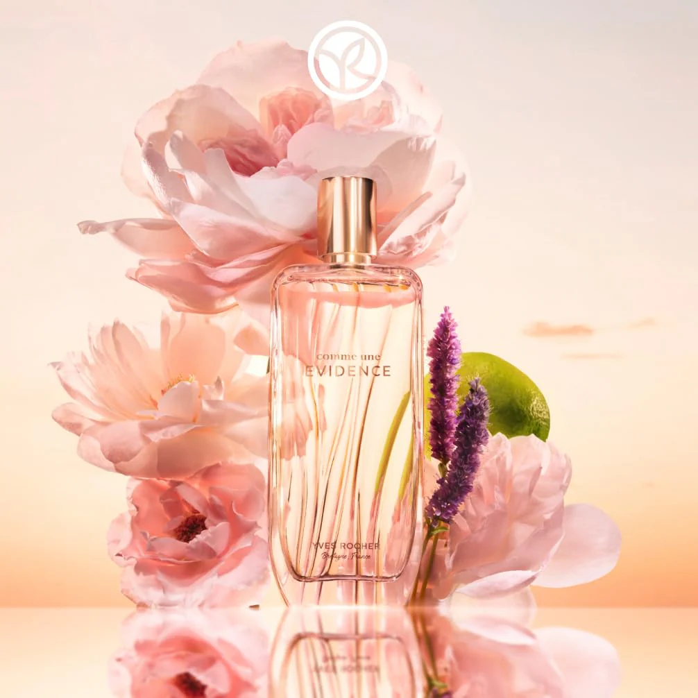 Yves Rocher COMME UNE EVIDENCE Eau de Parfum Damen - Floraler Chypre-Duft mit Noten von Damaszener-Rose, Bergamotte und Patschuli - Elegantes Parfum für Frauen - 100 ml - Image 7