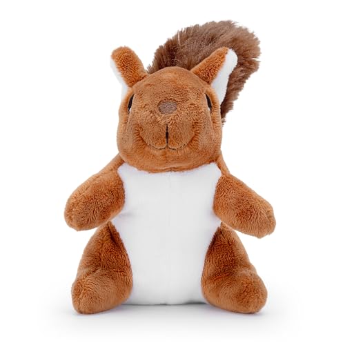 Zappi Co Eichhörnchen Kuscheltier (15 cm) – 100% recyceltes, umweltfreundliches Plüschtier – superweich & anschmiegsam – für Neugeborene, Babys & Kleinkinder - Image 7