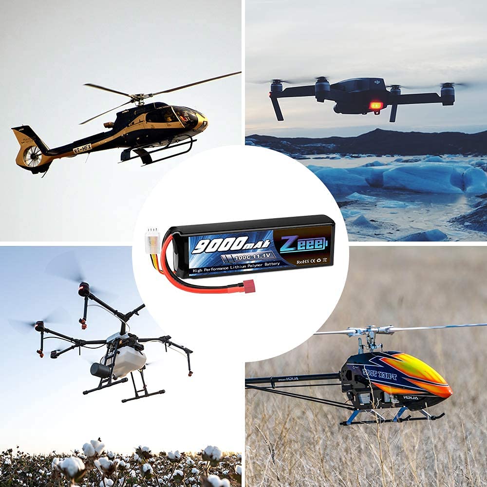Zeee 3S Lipo Akku 11,1V 9000mAh 100C RC Batterie mit T Stecker für RC Car RC Truck RC Auto Boot LKW Truggy RC Hobby - Image 2