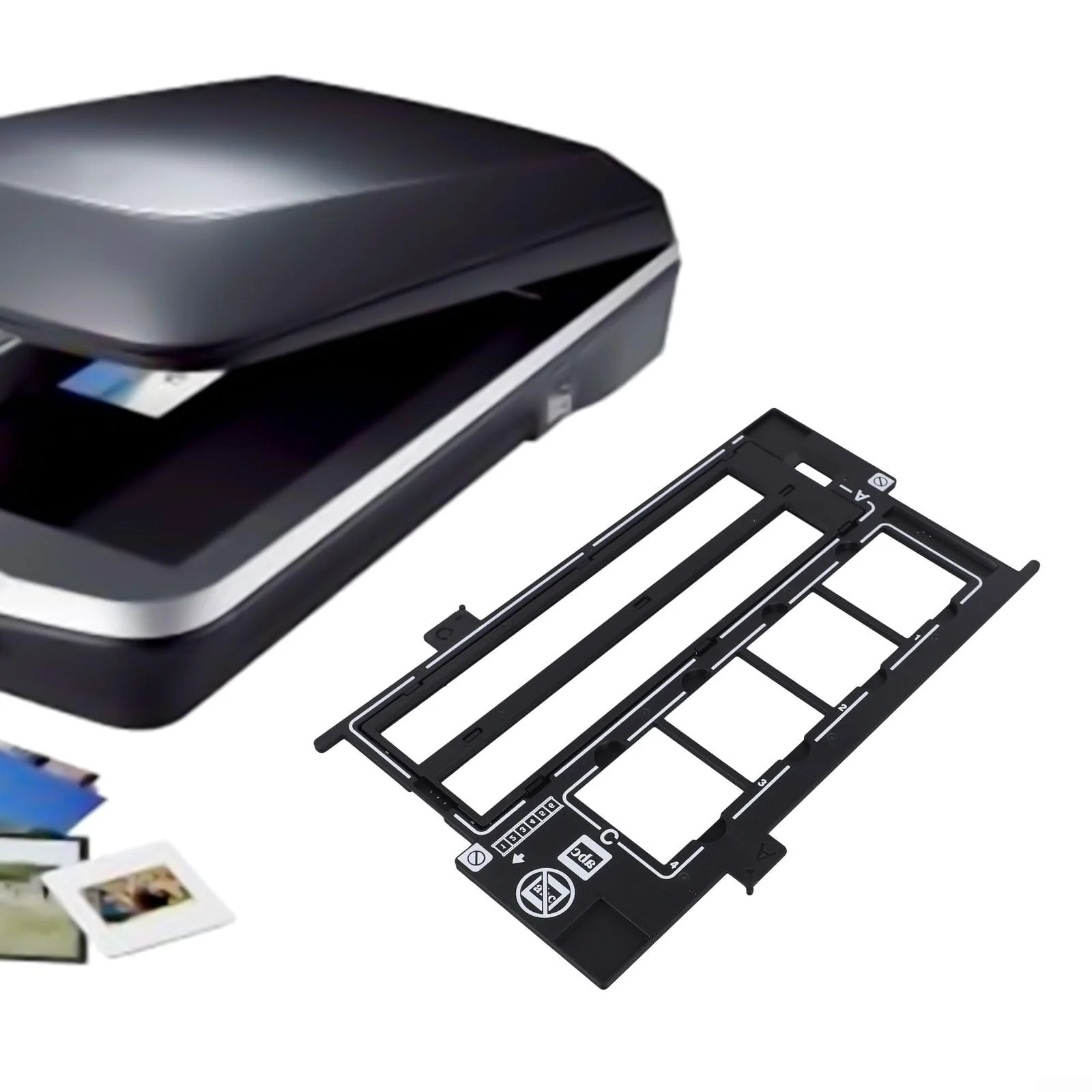 Zoegneer Filmstreifen-Halter, Fotohalter, Filmschieber, negative Abdeckungsanleitung für Serien-Scanner wie V500 und V600, Teilenummer 1423040, für V500, V550, V600, 4490 - Image 4