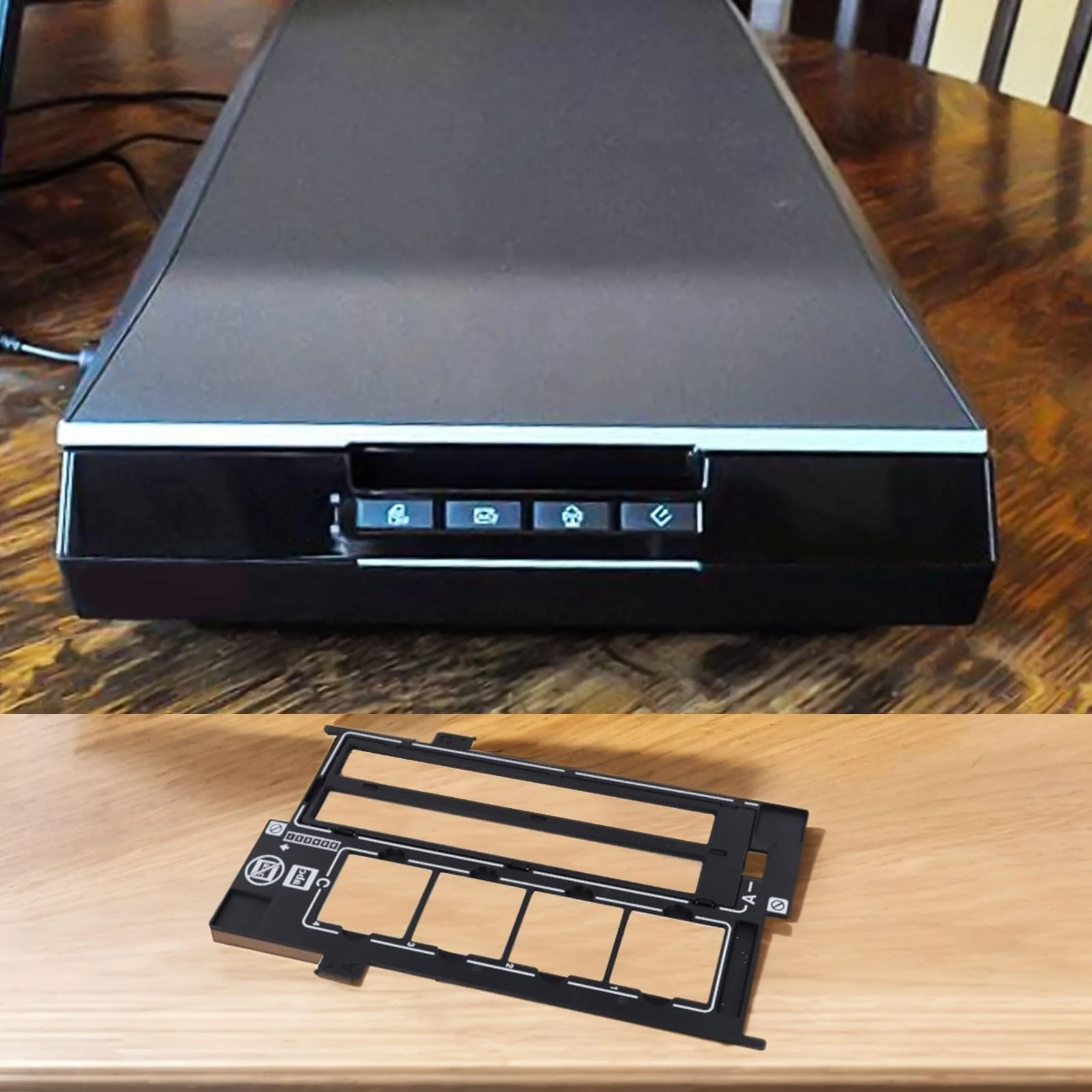 Zoegneer Filmstreifen-Halter, Fotohalter, Filmschieber, negative Abdeckungsanleitung für Serien-Scanner wie V500 und V600, Teilenummer 1423040, für V500, V550, V600, 4490 - Image 5