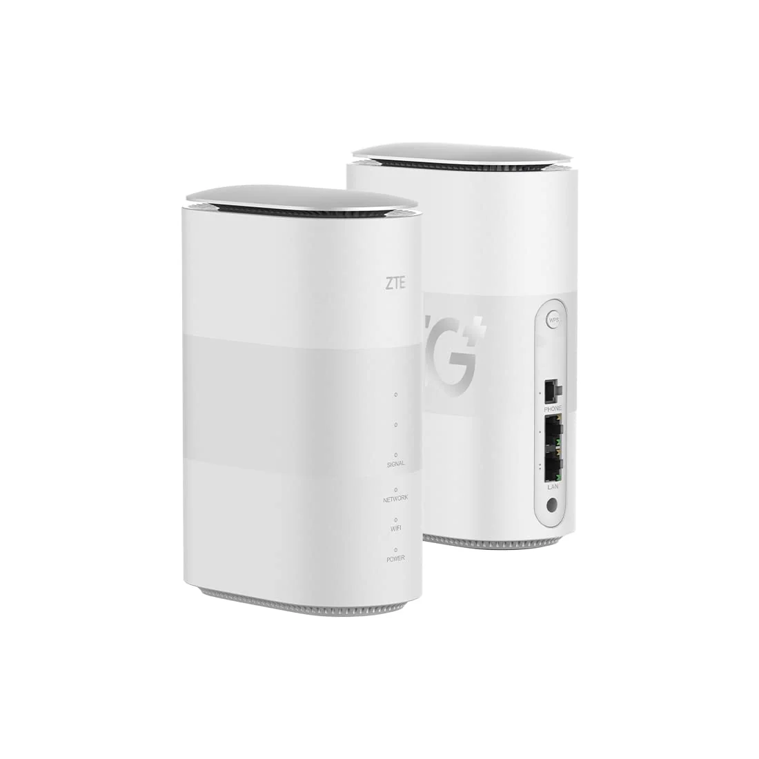 ZTE MC801A HyperBox 5G Wireless Router Unlocked - WWAN - 2-Port Switch - 802.11a/b/g/n/ac/AX - Dual Band White - Image 2