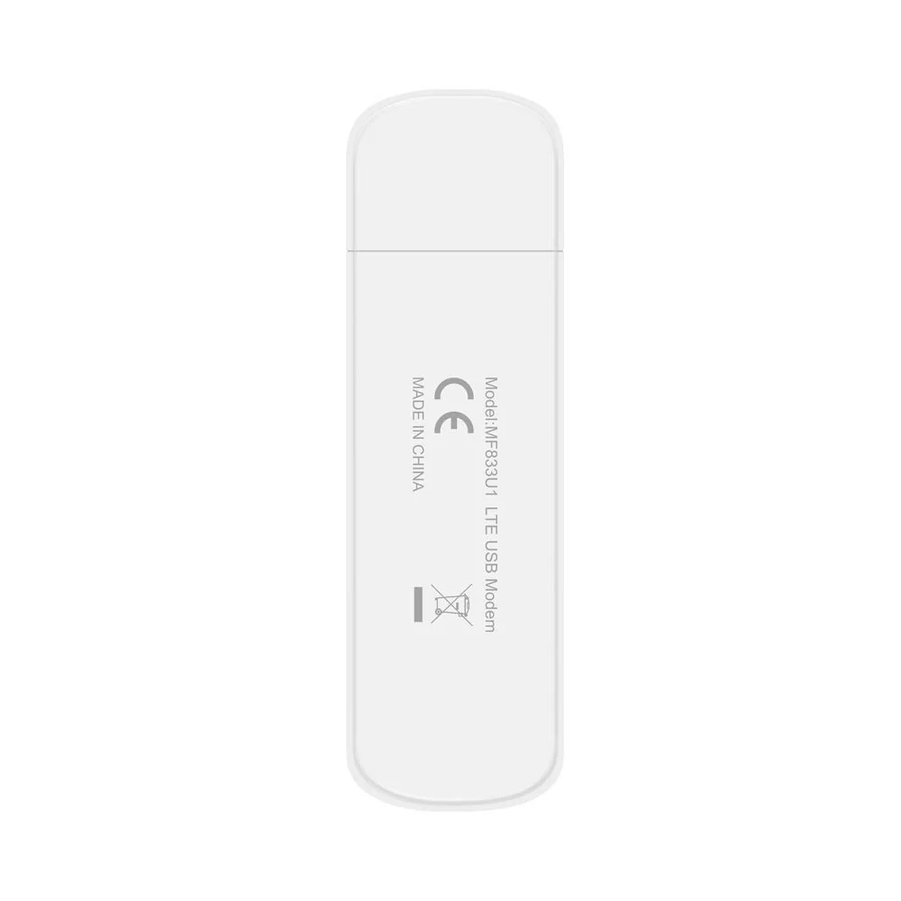 ZTE MF833, CAT4/4G USB-Dongle, entsperrt, kostengünstige Reise, 150 Mbit/s, Multi-Band-Konfiguration, mit 2 Jahren Garantie und kostenloser Smart-SIM-Karte, Weiß - Image 2
