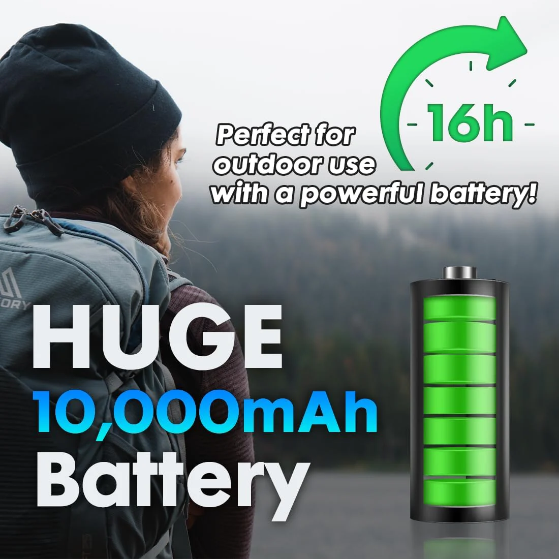 ZTE MU5120 – der leistungsstärkste tragbare 5G-WLAN-Hotspot, riesiger 10000-mAh-Akku, 18 W Reverse Charge, NFC, 2,4-Zoll-Touchscreen, verbindet 64 Geräte – SIM-Slot entsperrt - Image 5
