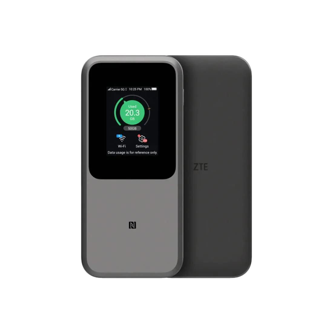 ZTE MU5120 – der leistungsstärkste tragbare 5G-WLAN-Hotspot, riesiger 10000-mAh-Akku, 18 W Reverse Charge, NFC, 2,4-Zoll-Touchscreen, verbindet 64 Geräte – SIM-Slot entsperrt - Image 6
