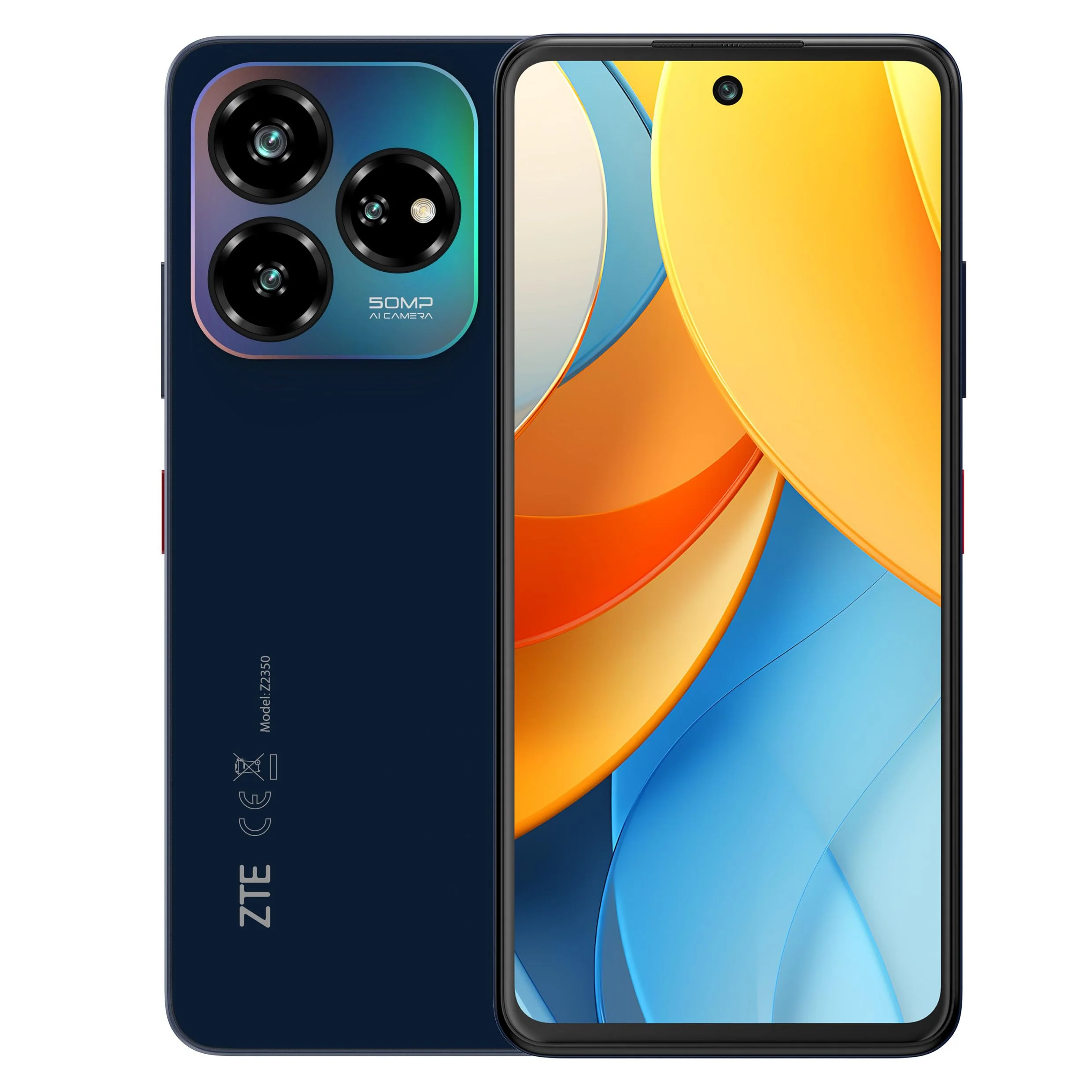 ZTE Smartphone Blade V60 VITA 2024 (16,76cm (6,6 Zoll) HD+ Display, 4G LTE, 4GB RAM und 256GB interner Speicher, 50MP Hauptkamera und 8MP Frontkamera, Dual-SIM, Android 13) blau