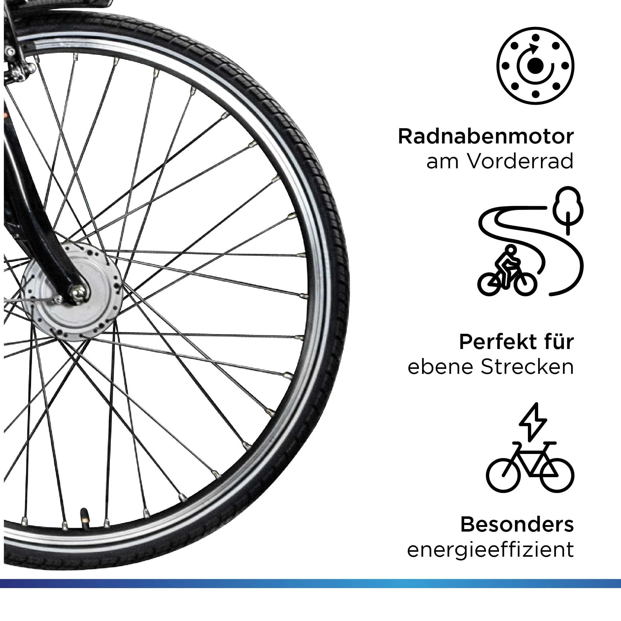 ZÜNDAPP EBike Z510 28 Zoll Elektrofahrrad mit Rücktritt E Bike Damen & Herren E-Bike 3 Gang Fahrrad Elektro Pedelec City Elektrofahrräder Hollandrad mit Korb (Antique White, 48 cm) - Image 5