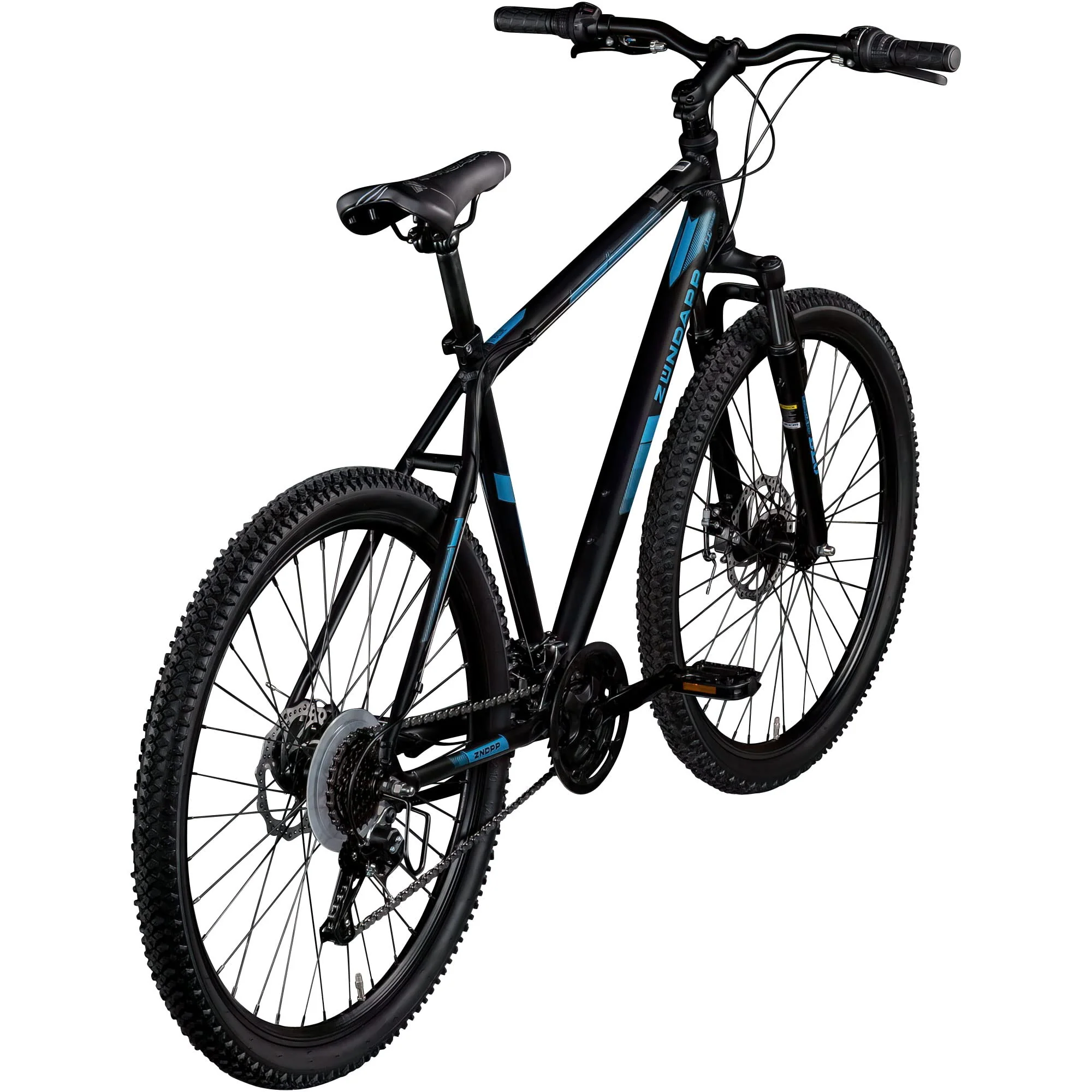ZÜNDAPP Mountainbike 27 5 Zoll | Damen und Herren Fahrrad Erwachsene 27,5" mit 21 Gangschaltung | Mountain Bike 175-190 cm mit Scheibenbremsen | Blue 4.0 (schwarz/blau, 52 cm) - Image 3