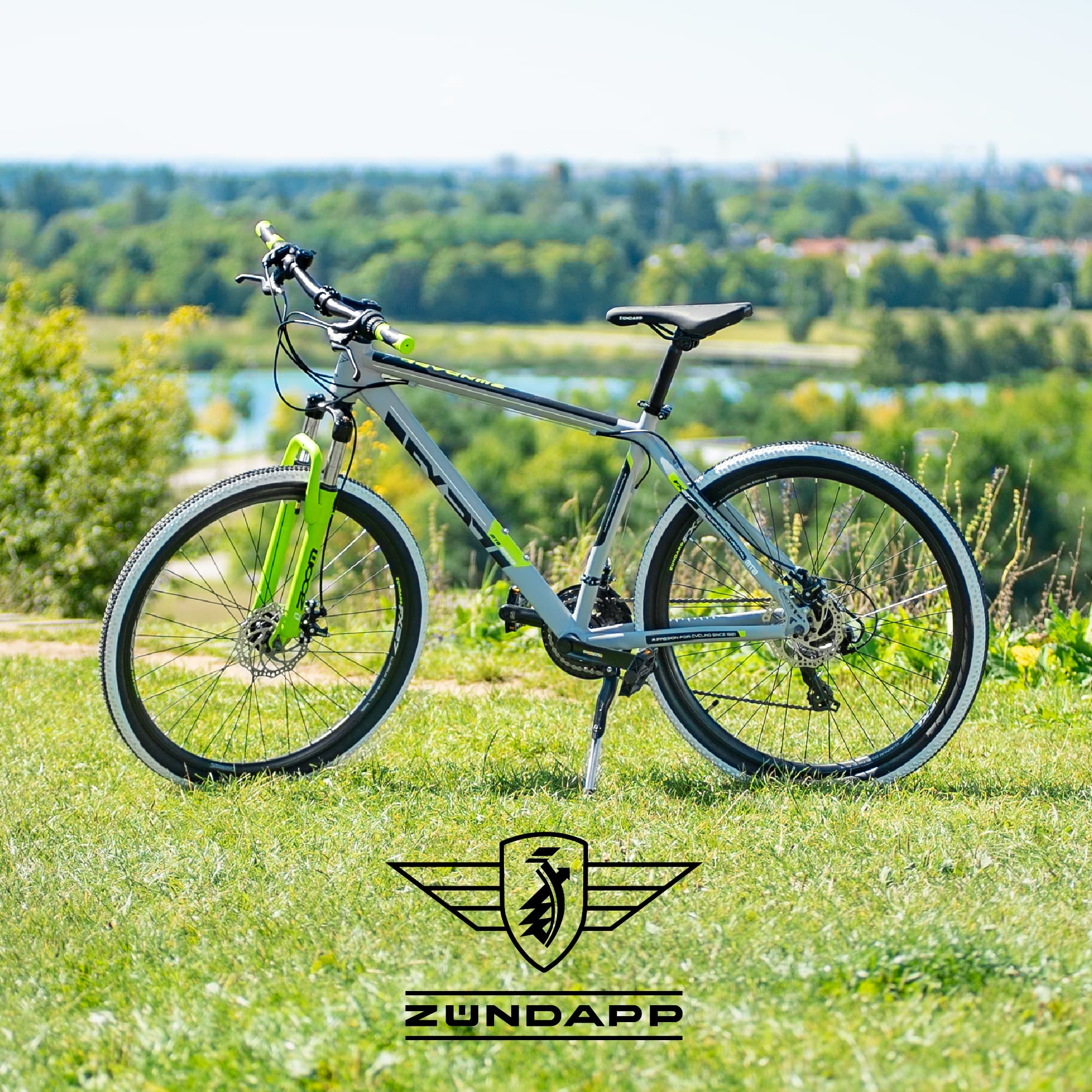 ZÜNDAPP Mountainbike 650B Hardtail MTB 27,5 Zoll FX27 Fahrrad 21 Gänge Shimano (grau, 48 cm) - Image 2