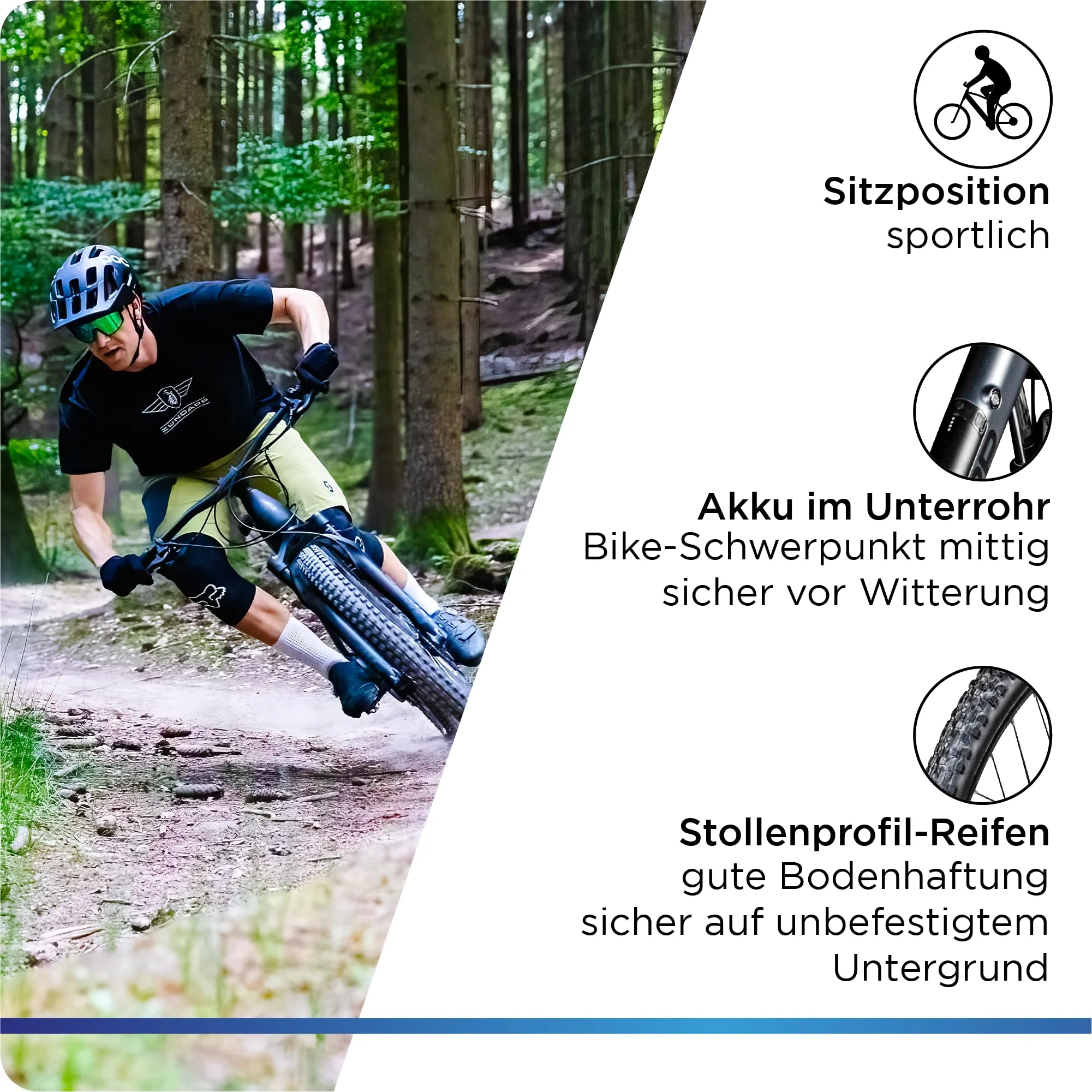 ZÜNDAPP XFS Ebike 27,5 Zoll Fully MTB Fahrrad für Damen und Herren 170-190 cm Elektrofahrrad Hinterradmotor 27 Gang Scheibenbremse E Bike 504 Wh Akku (schwarz, 48 cm) - Image 5