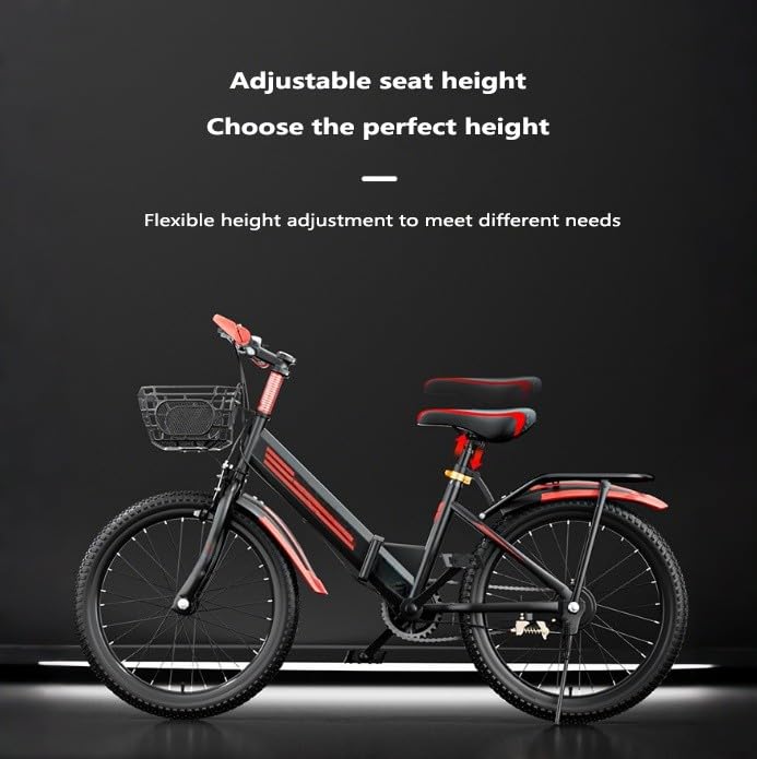 Zusammenklappbare Mountainbikes Für Ältere Kinder, Neue 20-Zoll-Fahrräder Für Jungen Und Mädchen, Fahrrad Mit Rahmen Aus Kohlenstoffstahl, Verstellbarer Lenker Und Sitzhöhe Sky Blue,22" - Image 6