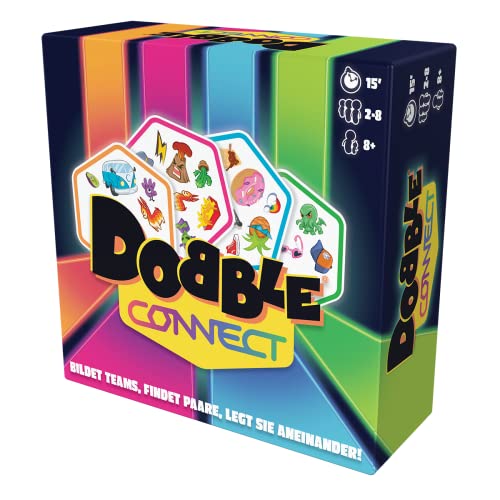 Zygomatic, Dobble Connect, Familienspiel, Kartenspiel, 2-8 Spieler, Ab 8+ Jahren, 15 Minuten, Deutsch - Image 2