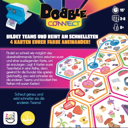 Zygomatic, Dobble Connect, Familienspiel, Kartenspiel, 2-8 Spieler, Ab 8+ Jahren, 15 Minuten, Deutsch - Image 8
