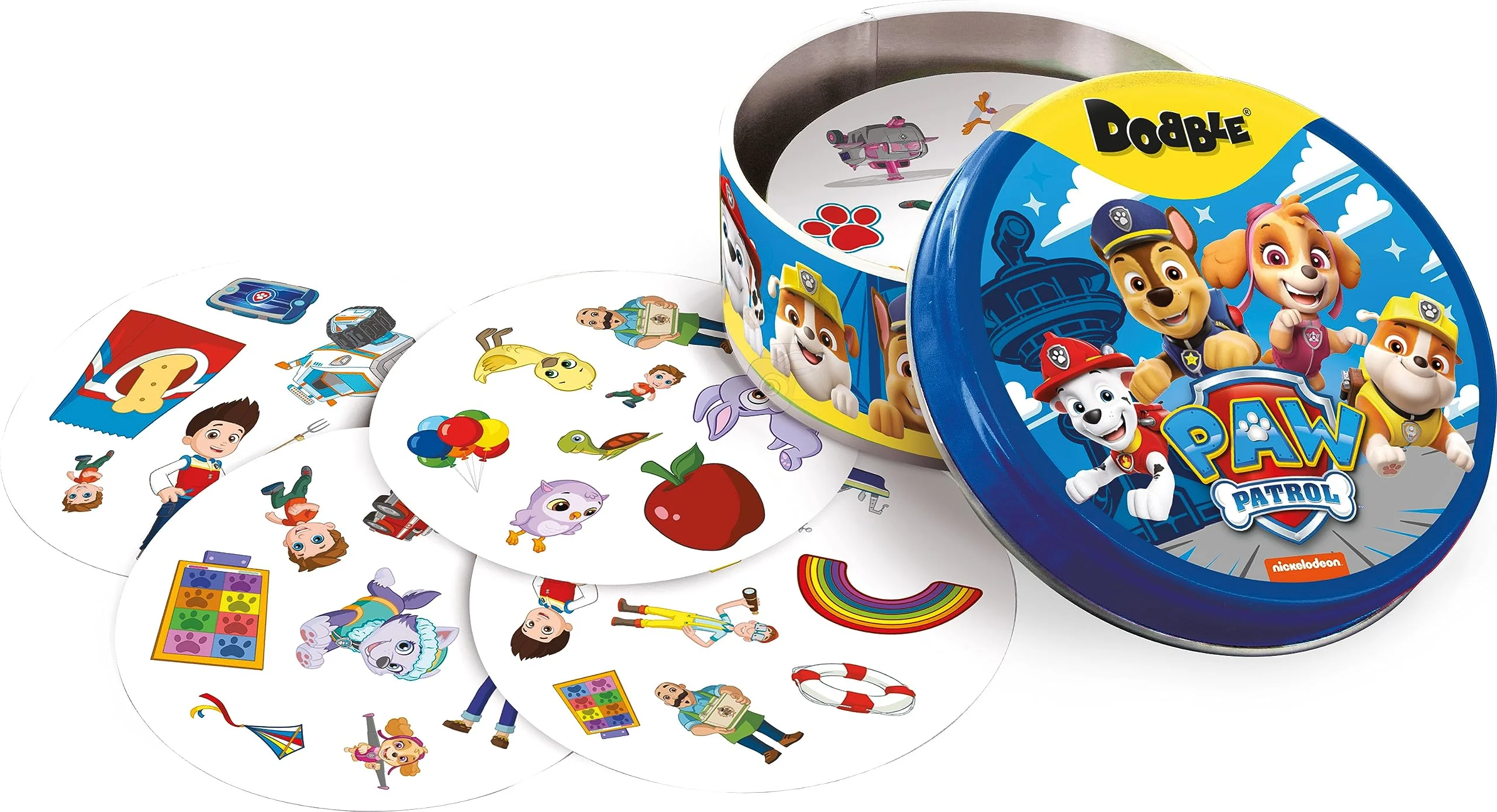 Zygomatic, Dobble Paw Patrol, Eco-Sleeves, Kinderspiel, Kartenspiel, 2-8 Spieler, Ab 4+ Jahren, 15 Minuten, Deutsch - Image 2