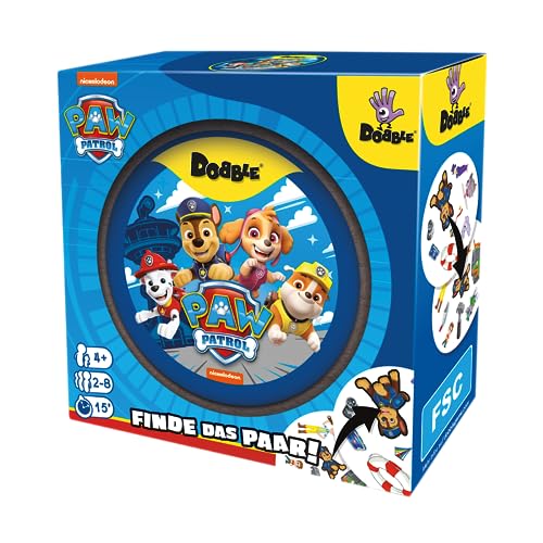 Zygomatic, Dobble Paw Patrol, Eco-Sleeves, Kinderspiel, Kartenspiel, 2-8 Spieler, Ab 4+ Jahren, 15 Minuten, Deutsch - Image 4