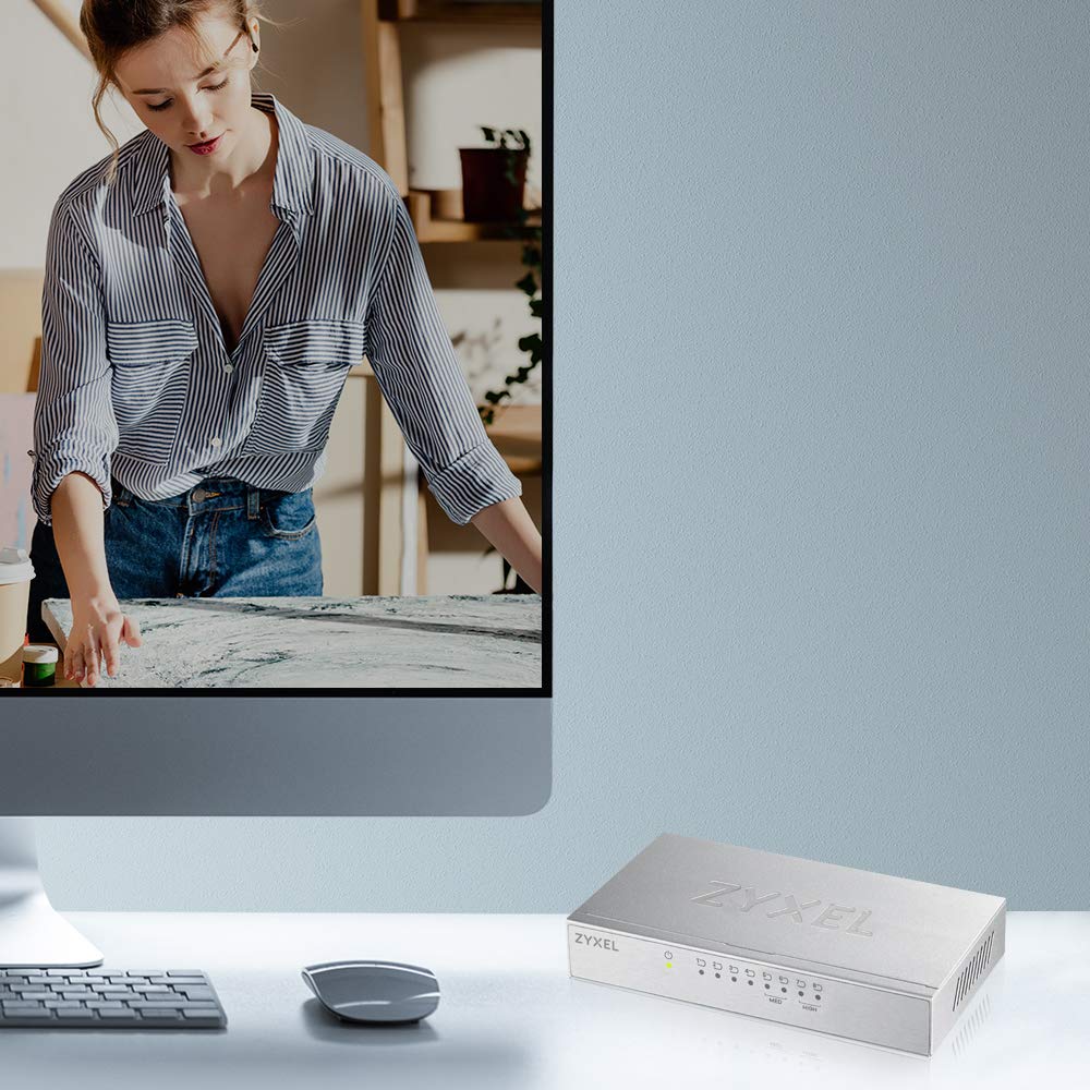 Zyxel 8-port Desktop Gigabit Ethernet Switch | Metallgehäuse, [GS108B] - Image 6