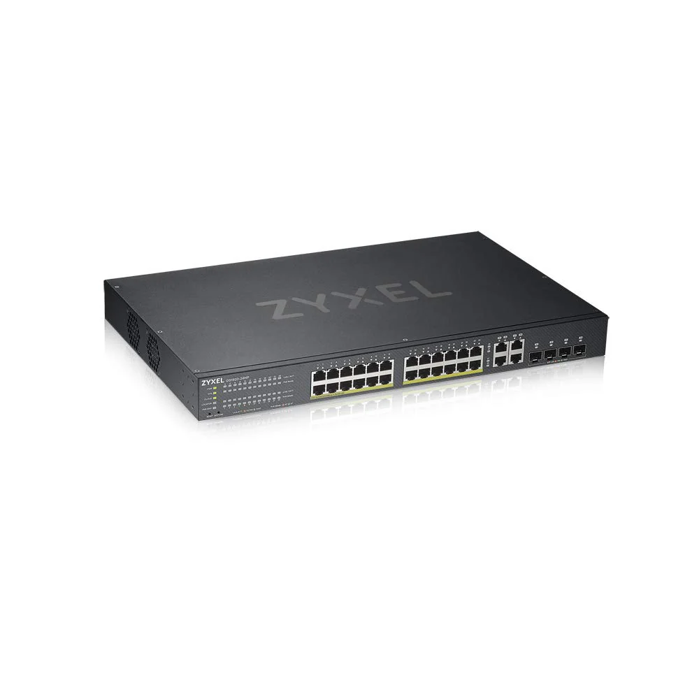 Zyxel Nebula Gigabit Ethernet Smart-Managed PoE+ Switch mit 24 Ports, einem Budget von 375 Watt und 4 Gigabit-Combo-Ports und Hybrid Cloud-Modus, Lifetime Garantie [GS1920-24HPv2] - Image 5